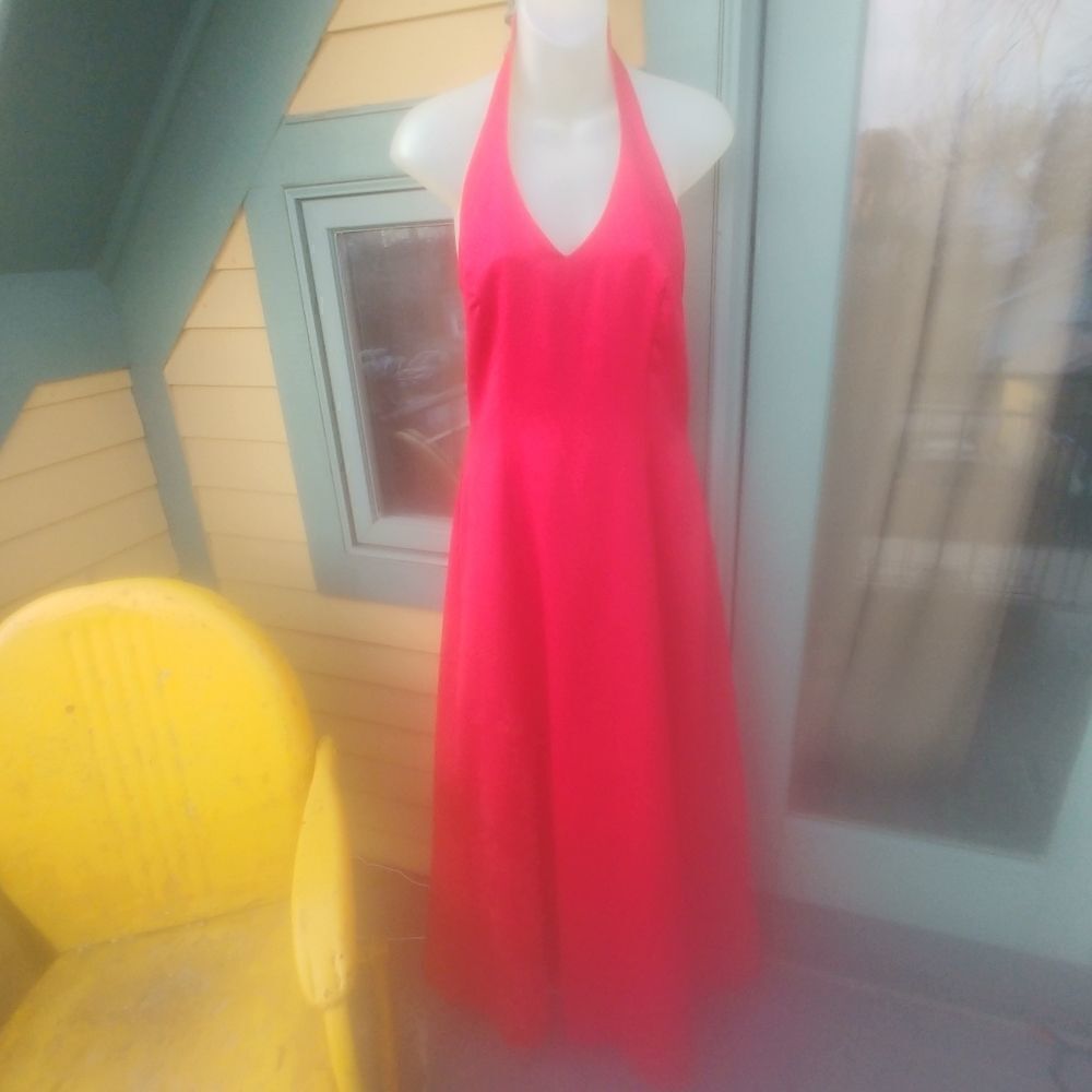 2/$20 Cosplay Costume Red Halter Dress - Picture 1 of 8